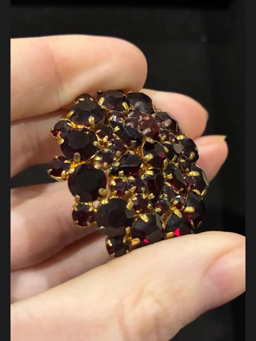 Vintage Austrian Crystal Brooch